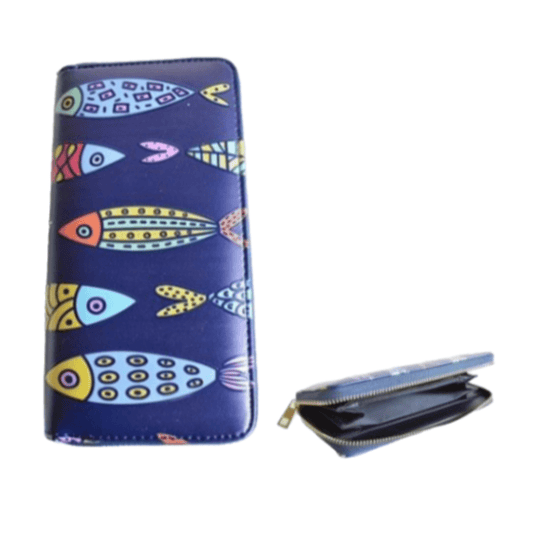 Fish Fishes Sardines Fashion Women's Zipper Clutch Wallet