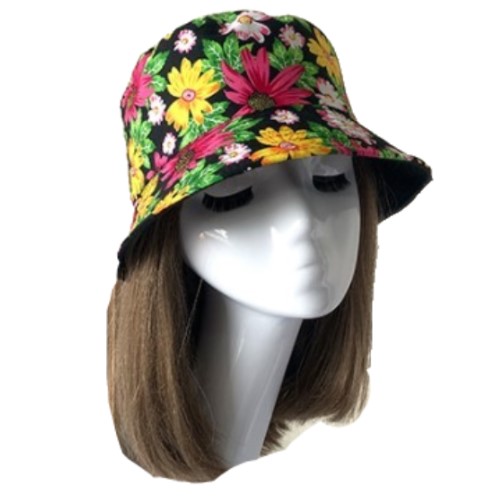 Floral Flower Colorful Bucket Hat Cap Hip Hop Fishing Fisherman Unisex Hats