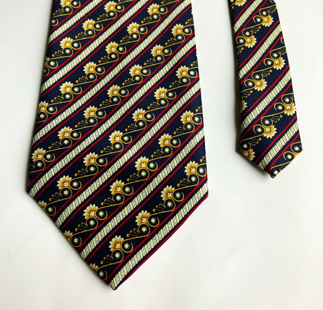 Corbata de cuello para hombre 100% seda, elegante, elegante, con estampado floral, CHARLIZE ITALY