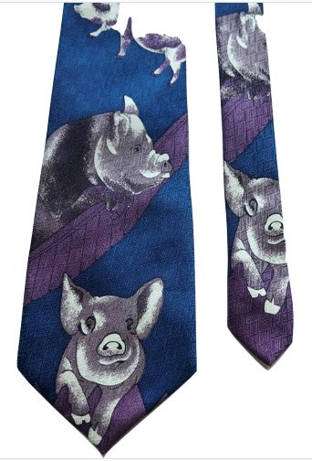 Florence Tie Pigs Classy 100% Seda Corbatas de moda para hombre