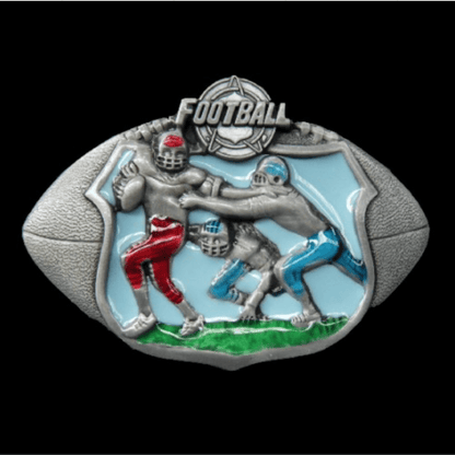 Football Players American Teams Sports Game Belt Buckle