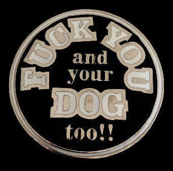 Dog Animal Pet Funny Cool Humor Belt Buckle