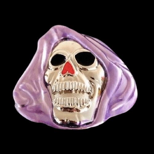 Grim Reaper Skull Ghost Scary Punk Party Belt Buckle