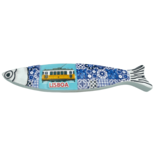 Handmade Painted Portugal Lisboa Lisbon Sardine Fridge Magnets Souvenir Gift