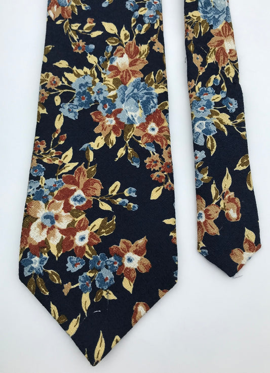 Hemley Seda Floral Moda Corbata para hombre Corbata 58 X 3 3/4"