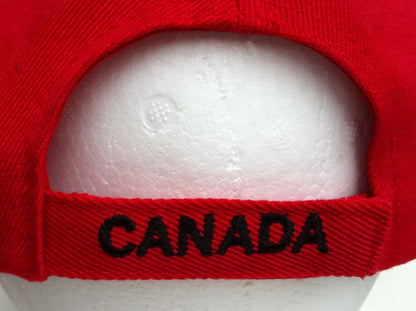 CANADA FLAG I AM CANADIAN SPORTS HAT CAP RED MAPLE LEAF