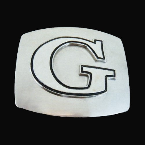 Alphabet Letter G Name Initial Belt Buckle