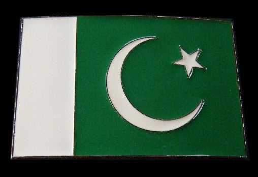 Hebilla del cinturón de la bandera de la República Islámica de Pakistán