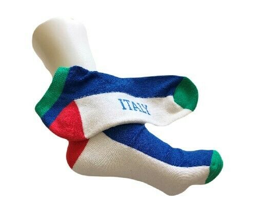 Italy Fashion Flags Unisex Ankle Socks Low Cut Crew Casual Sports Cotton