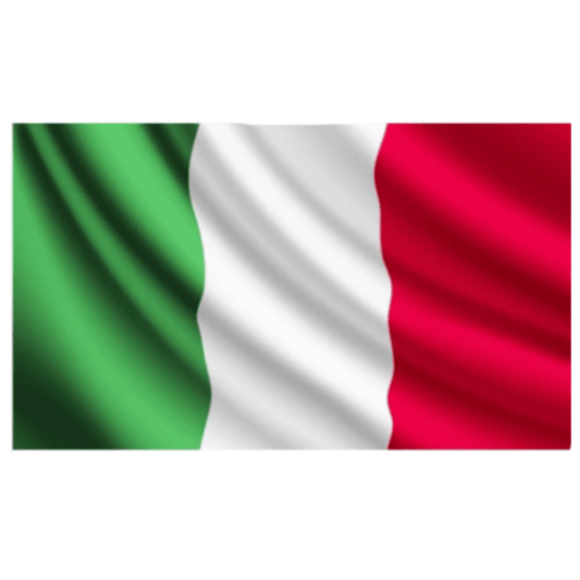 ITALY ITALIA NATIONAL COUNTRY POLE WAVING FLAG DRAPEAU ITALIAN