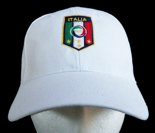 Italia Nacional Fútbol Italia Fiel País Bandera Deporte Azul Sombrero Gorra Casqueta