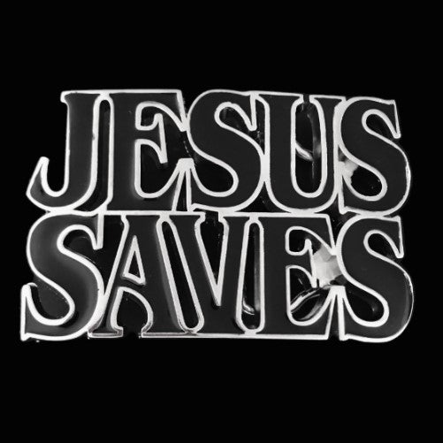 Jesus Saves Savior Church Christ Christian Religion Belt Buckle