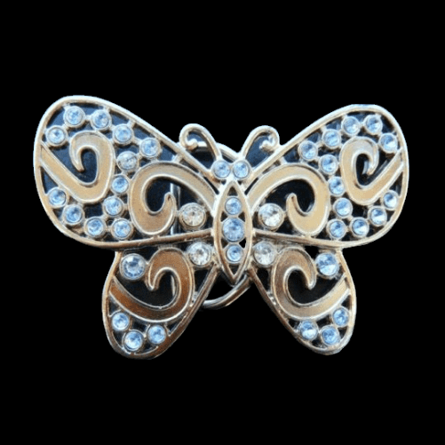 Butterfly Rhinestones Kids Fashion Belt Buckle