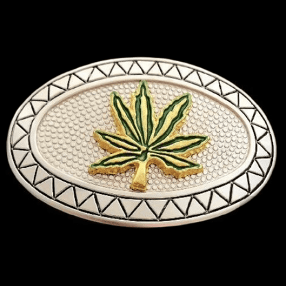 Marijuana Leaf Legalize Pot Weed Movement Hippie Belt Buckle