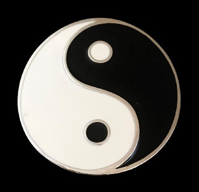 Yin Yang Naturaleza Opuesta Energía China Corea Símbolo Hebilla de cinturón