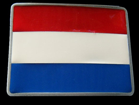 Hebilla de cinturón con bandera holandesa de Holanda Holanda Ámsterdam