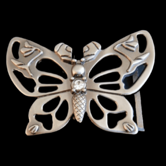 Butterfly Freedom Women's Retro Fashion Belt Buckle