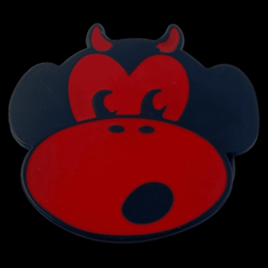 Monkey Red Devil Horns Cool Belt Buckle