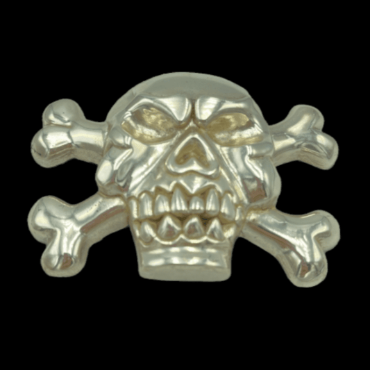 Crossbones Pirate Flag Big Skull Belt Buckle