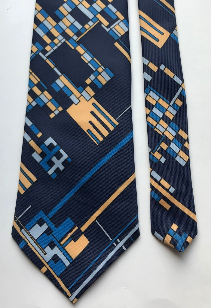 Porthos Guyot Design Classy Sharp Fancy Polyester Men's Neck Tie