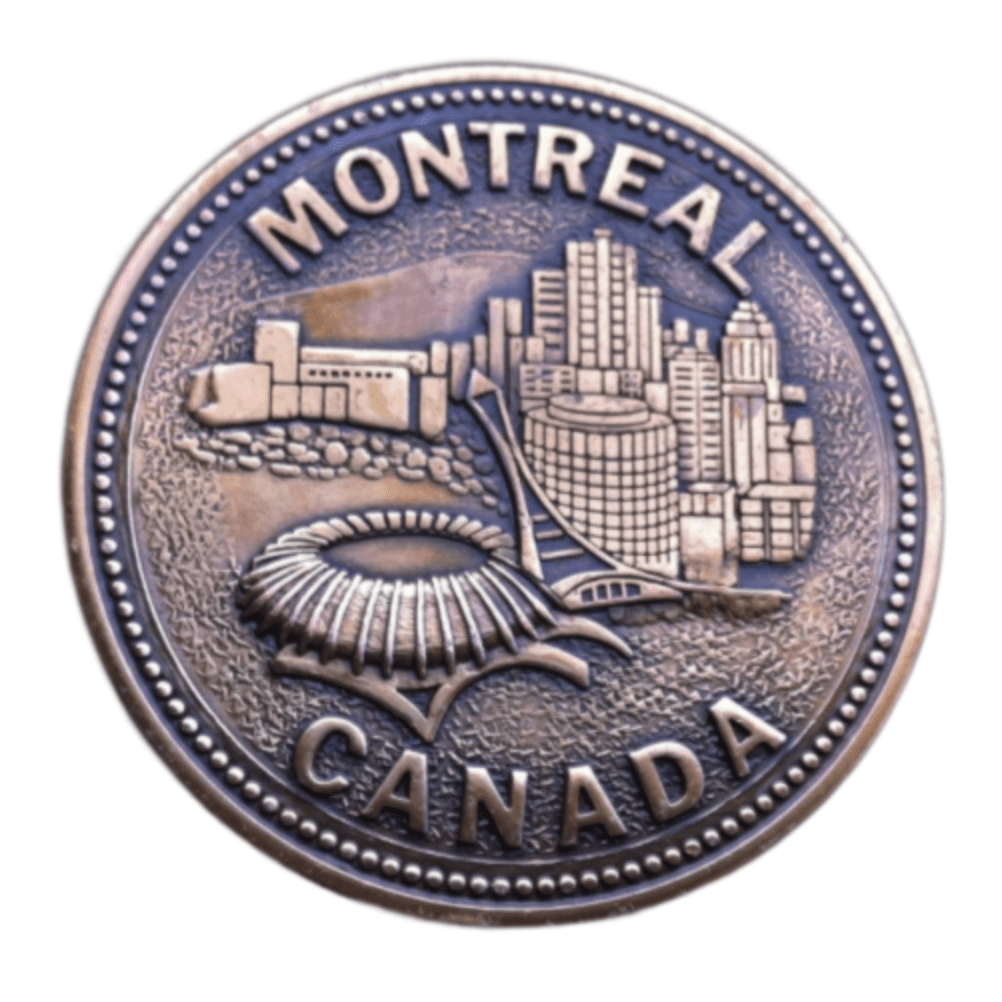 Canada Montreal City Penny Olympic Stadium Belt Buckle