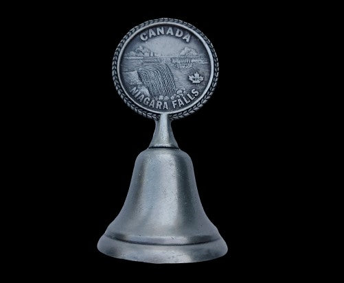 Niagara Falls Ontario Canada Maple Leaf Flag Hotel Dinner Bell Souvenir