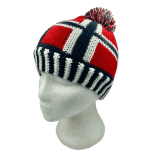 Unisex Adults Noway Norwegian Design Winter Warm Knitted Bobble Beanie Hat Gifts