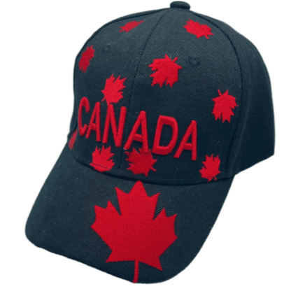 Chapeaux de casquette de baseball brodés de feuille d'érable canadienne du Canada