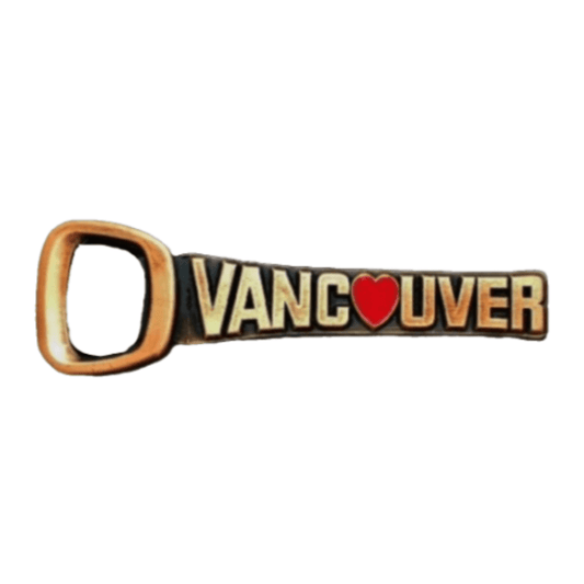 O CANADA VANCOUVER BC BRITISH COLUMBIA ABRIDOR DE BOTELLAS FRÍO DE DOBLE CARA