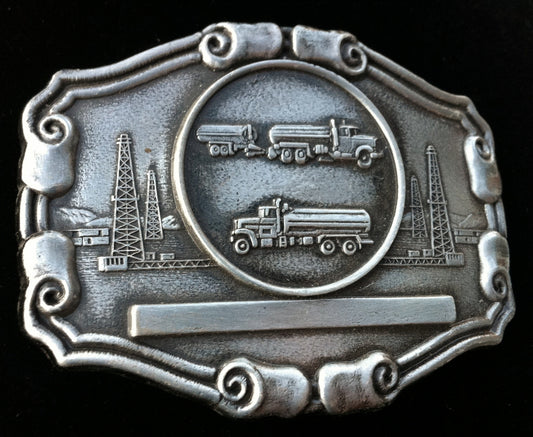 Oil Fields Rig Drilling Worker Truck Equipment Belt Buckle