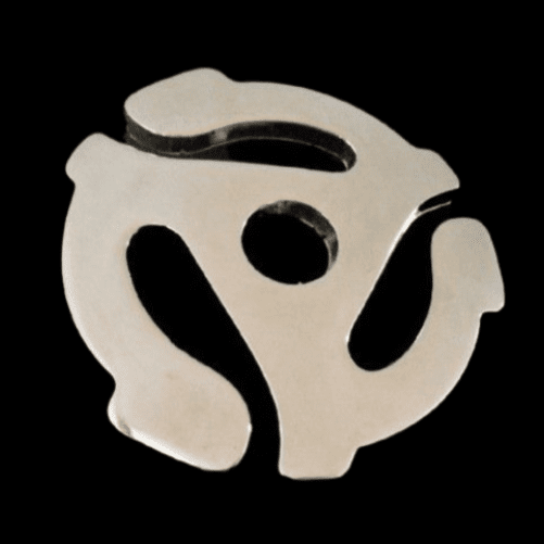 Record Player Centerpiece 33 Vinyl Disc Music Jockey DJ Belt Buckle