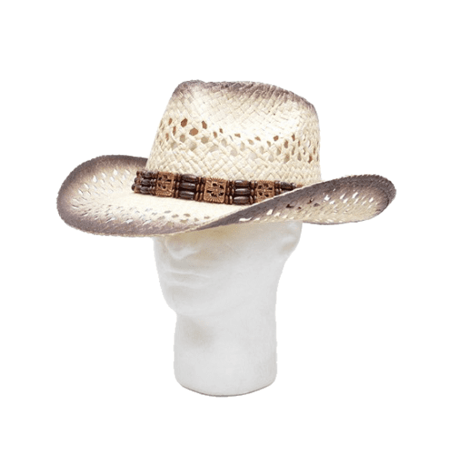 Chapeau de cowboy en paille de papier Cowgirl occidental pour hommes et femmes