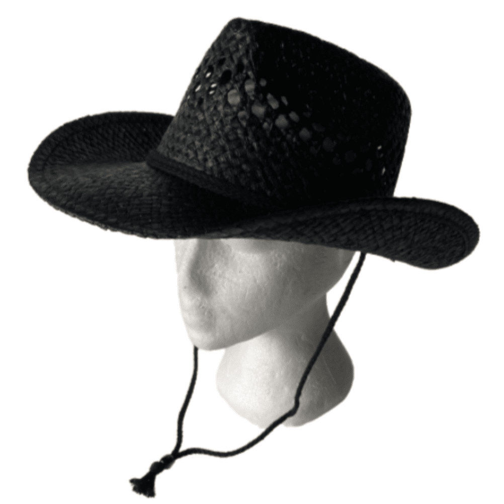 Chapeau de Cowboy en paille de papier pour hommes et femmes, Cowgirl occidentale