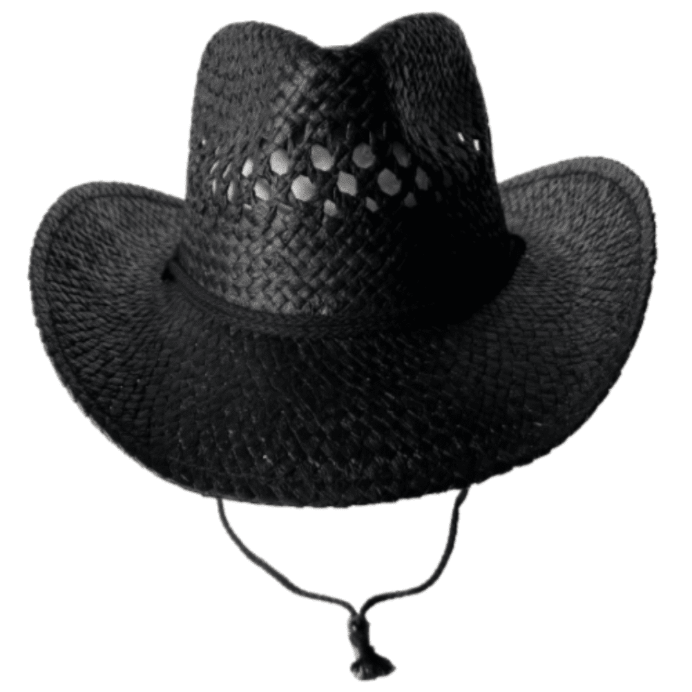 Chapeau de Cowboy en paille de papier pour hommes et femmes, Cowgirl occidentale