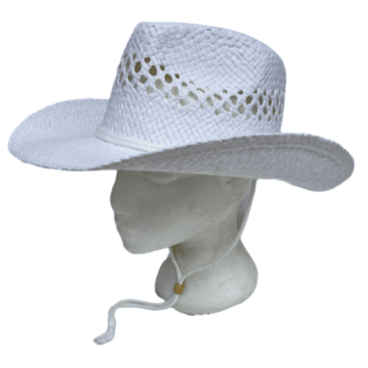 Chapeaux de cowboy en paille de papier pour hommes et femmes, Cowgirl occidentale