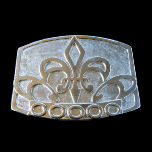 Quebec Patriots Flower Fleur lys Flag Belt Buckle