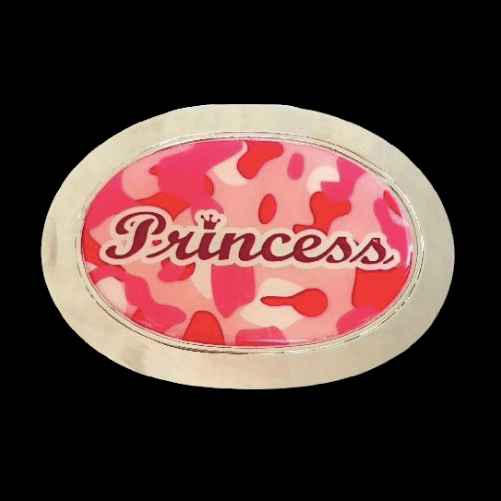 Princess Crown Royal Royalty Pink Cool Belt Buckle