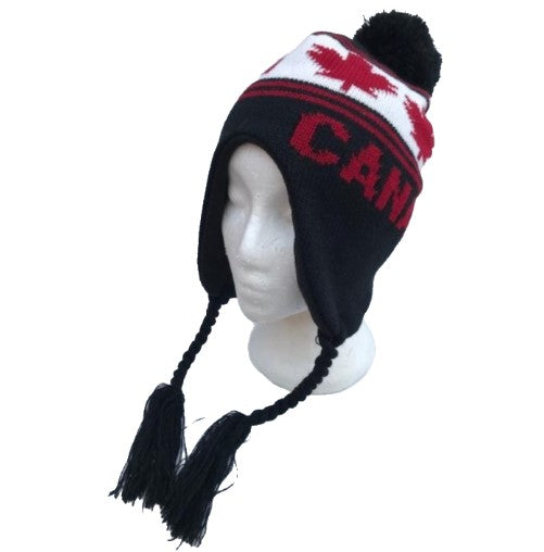 POM POM GLAND SKI D'HIVER CANADA TUQUE MODE STYLE CHAPEAU UNISEXE