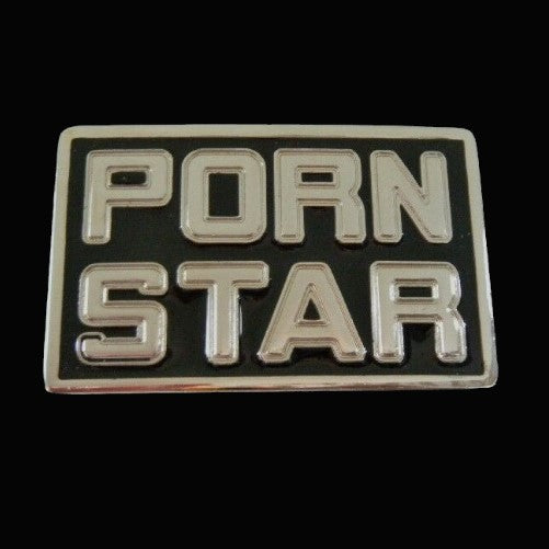 Seductive Movie Porn Star Fun Humor Belt Buckle