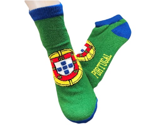 Portugal New Fashion Flag Unisex Ankle Socks Low Cut Crew Casual Sport Cotton