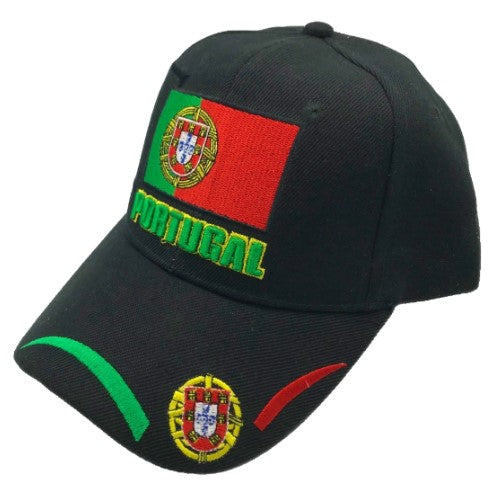 Portugal Portugais réglable taille unique pour tous les chapeaux de casquette brodée de baseball