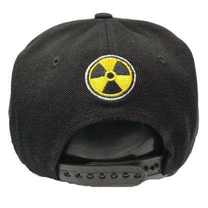 Gorra bordada de béisbol ajustable de talla única radioactiva