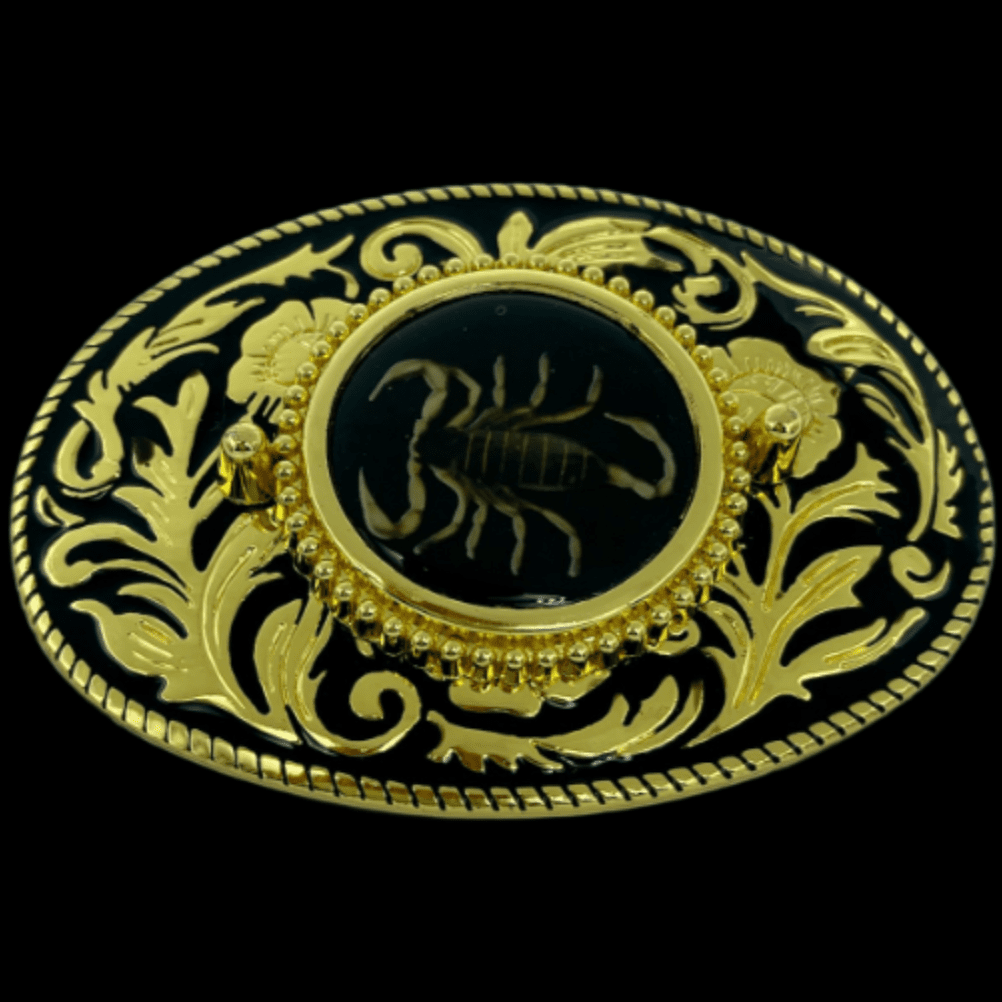 Scorpion Zodiac Horoscope Sign Western Fashion Belt Buckle