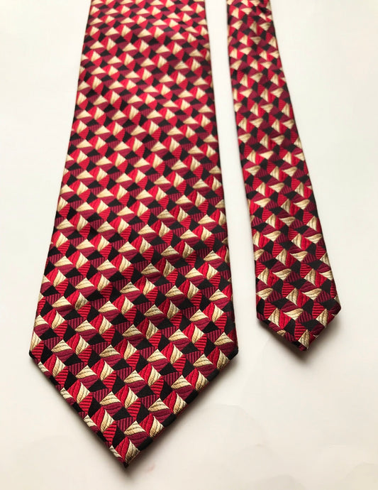 Red Fashion Design Fancy Classy 100% Silk Mens NeckTie Ties