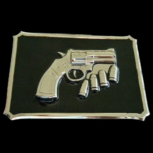 Gangster Gun Culture Firearm Bullet Belt Buckle