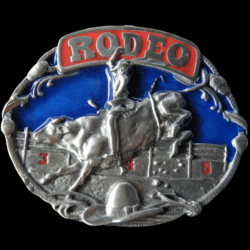 Rodeo Cowboy Cowgirl Bull Rider Western Belt Buckle