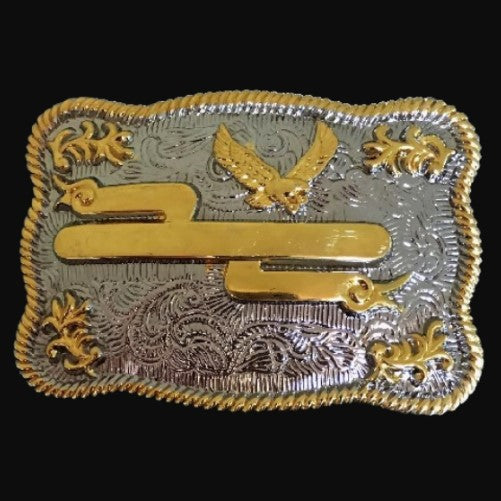 Cowboy Cowgirl Engravable Big Western Belt Buckle