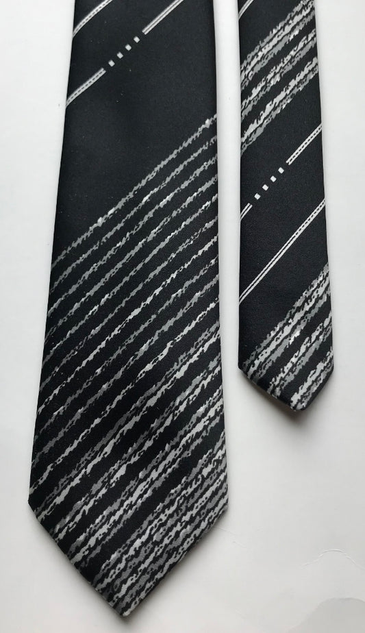 Roger Guyot Tie Silk Striped Men's Fashion Necktie Ties