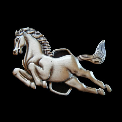 Galloping Horse Stallion Western Fashion Belt Buckle