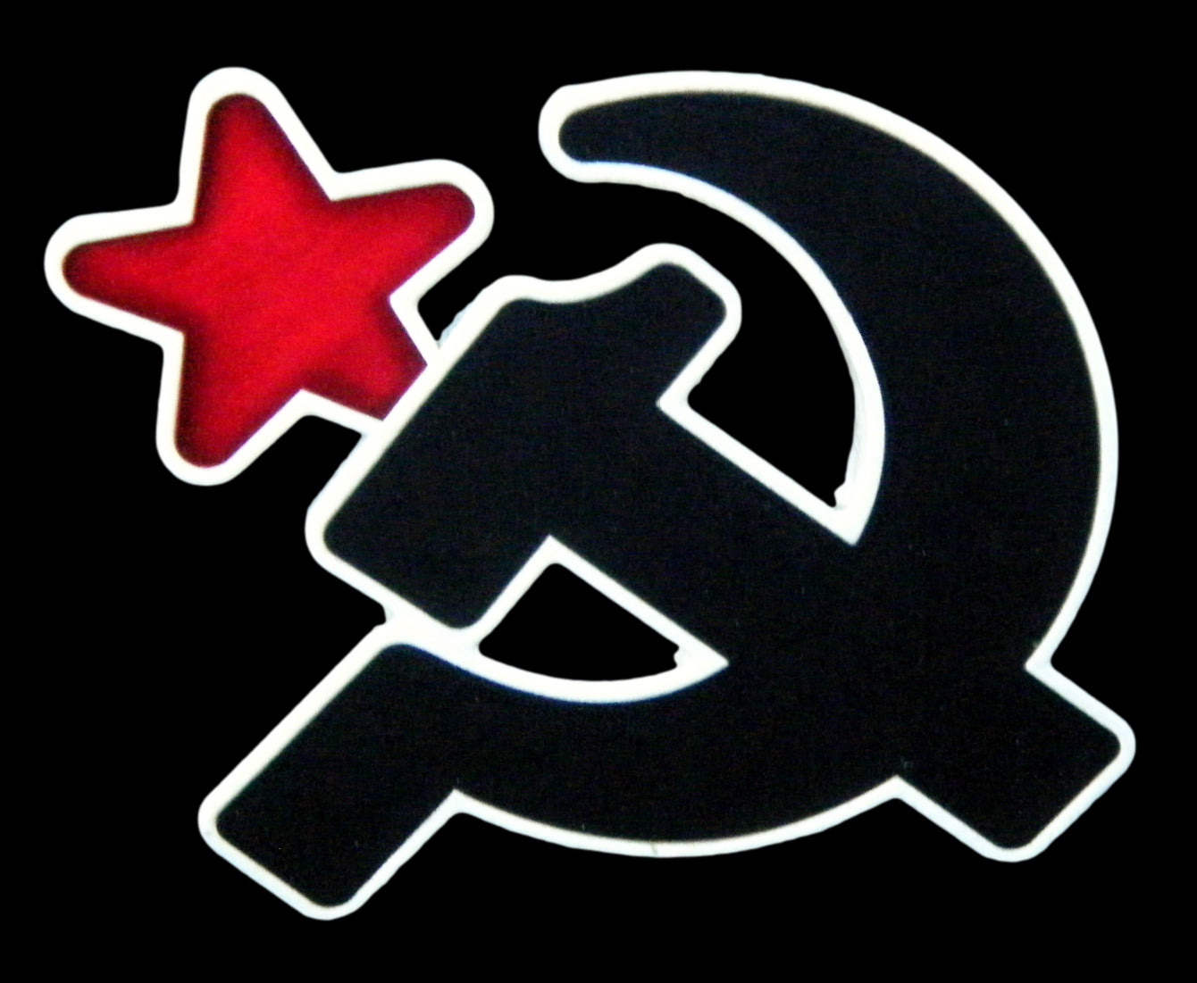 Hebilla de cinturón con bandera comunista de la Unión Soviética de Rusia, URSS